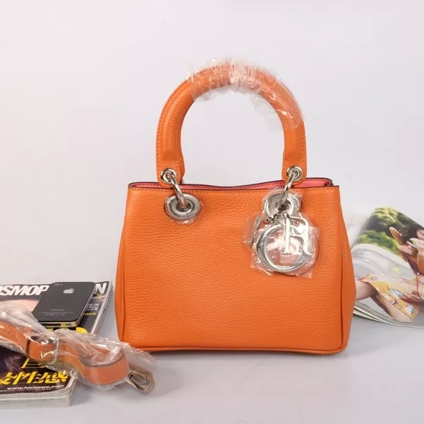 Dior мини Diorissimo Зернистая кожа сумка D2013