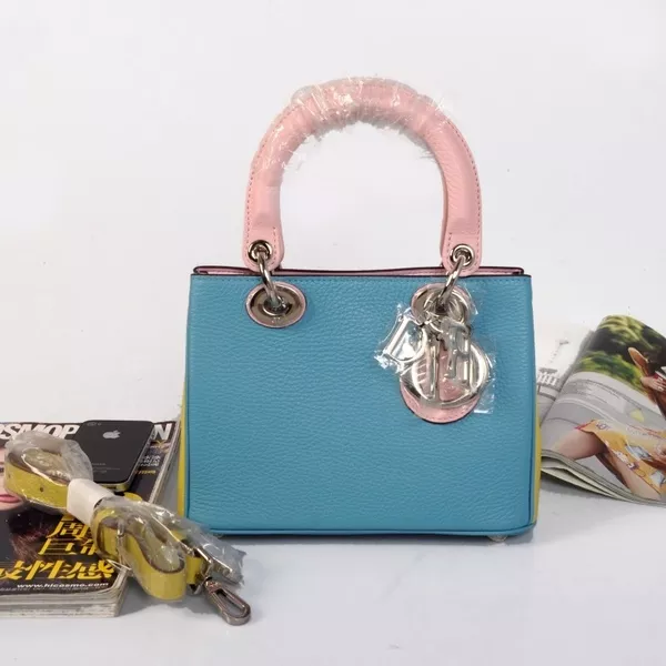 Dior мини Diorissimo Зернистая кожа сумка D2013 2